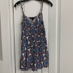 Red, white and blue romper